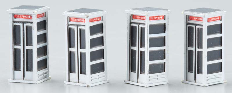 X1011 TELEPHONE BOOTH HO SCALE - Click Image to Close